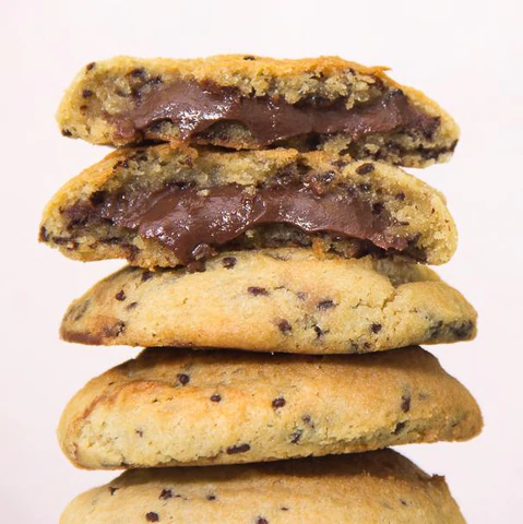 chocolate filled brigadeiro cookies